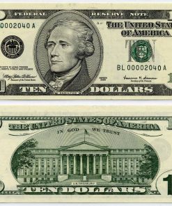 10 USD bills