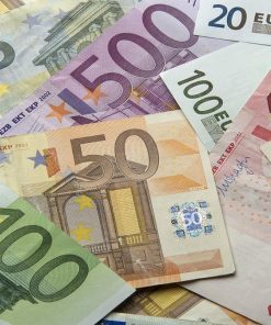 Counterfeit 50 euro bills