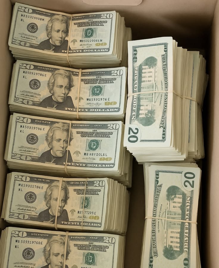 Dollar bills in Tashkent